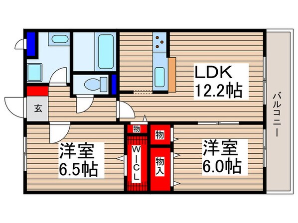 エクセラン・フキヨシの物件間取画像